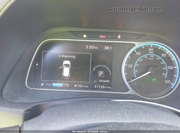 1N4AZ1CP8KC308498 2019 NISSAN LEAF Black Вид задньої частини салону