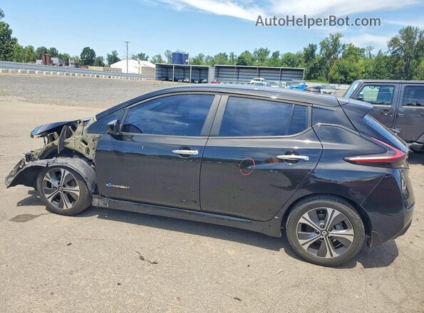 1N4AZ1CP9JC301011 2018 NISSAN LEAF Black Tył lewy