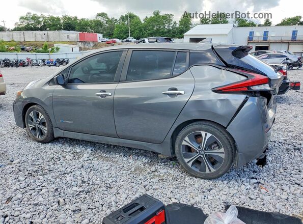 1N4AZ1CP9JC308542 2018 NISSAN LEAF Gray Задня ліва чверть