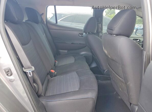 1N4AZ1CP9JC308542 2018 NISSAN LEAF Gray Вид задніх сидінь
