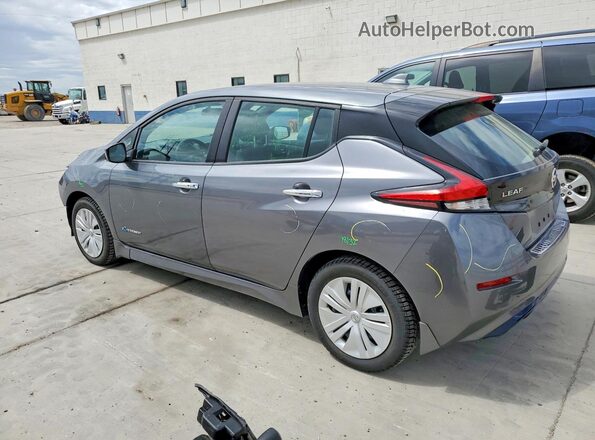 1N4AZ1CP9JC309948 2018 NISSAN LEAF Gray Trasero izquierdo