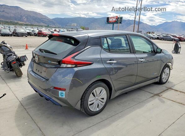 1N4AZ1CP9JC309948 2018 NISSAN LEAF Gray Trasero derecho