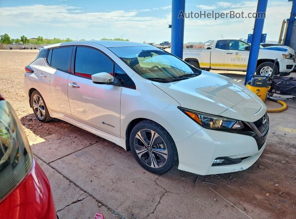 1N4AZ1CPXJC304256 2018 NISSAN LEAF White Front right