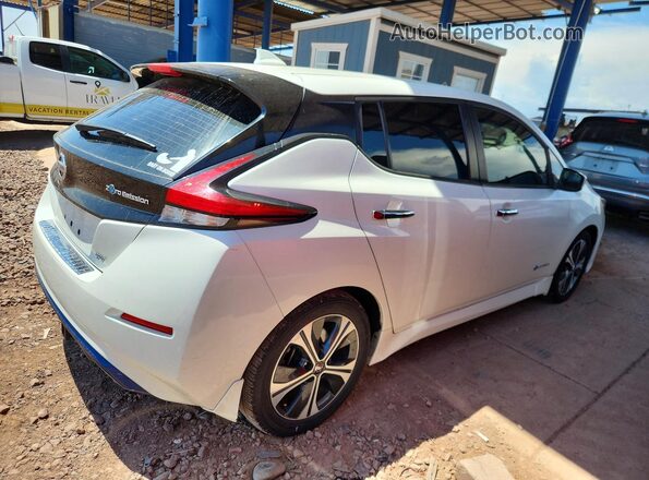 1N4AZ1CPXJC304256 2018 NISSAN LEAF White Rear right