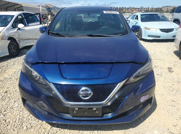 1N4AZ1CPXKC305702 2019 NISSAN LEAF Blue Widok z przodu