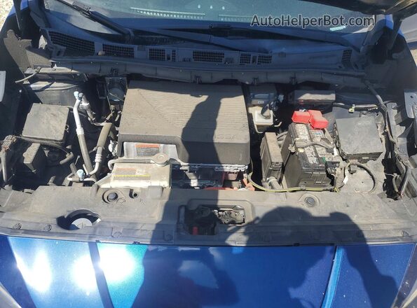 1N4AZ1CPXKC305702 2019 NISSAN LEAF Blue Widok wnętrza z tyłu