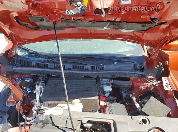 1N4AZ1CV8NC555233 2022 NISSAN LEAF Оранжевый Вид задней части салона