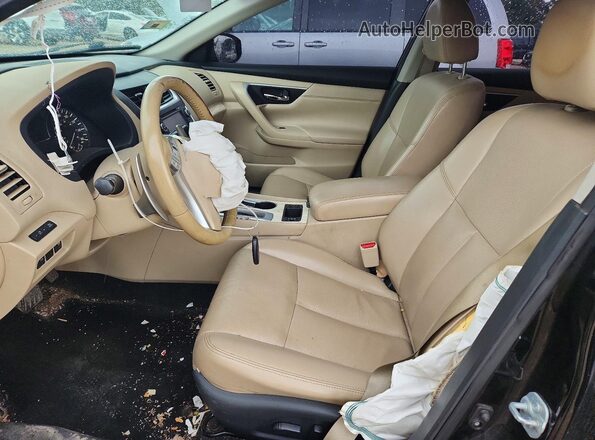 1N4BL3AP0HC223524 2017 NISSAN ALTIMA Black წინა სალონის ხედი