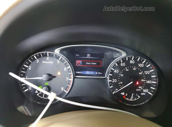 1N4BL3AP2HC280498 2017 NISSAN ALTIMA Black ხელსაწყოთა პანელის ხედი