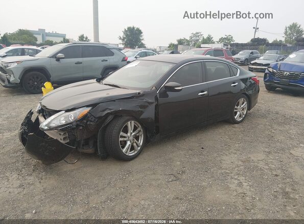 1N4BL3AP6HC125422 2017 NISSAN ALTIMA Black Առջևի ձախ երեք քառորդ տեսարան