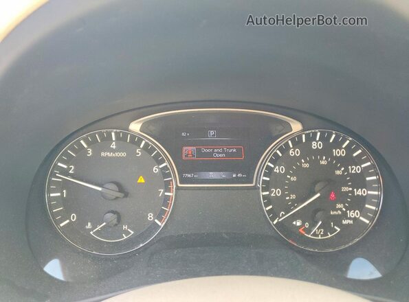 1N4BL3AP7GC204189 2016 NISSAN ALTIMA Серый Вид щитка приборов