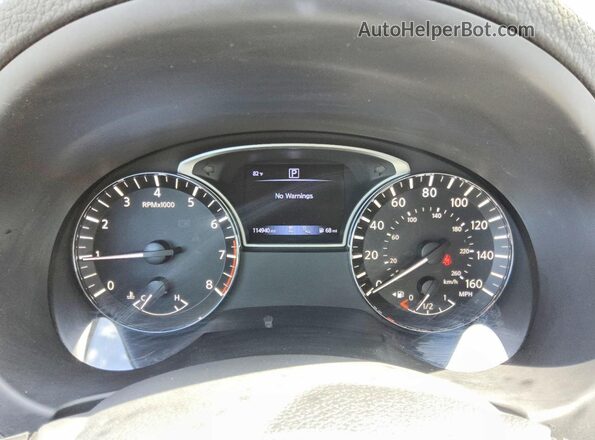 1N4BL3AP7HC159949 2017 NISSAN ALTIMA Gray Widok zestawu wskaźników