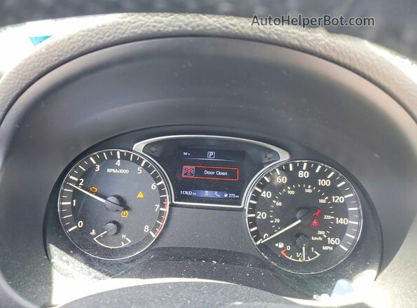 1N4BL3AP7HC279704 2017 NISSAN ALTIMA Black ხელსაწყოთა პანელის ხედი