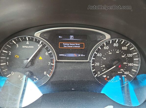 1N4BL3AP9HC130579 2017 NISSAN ALTIMA White ხელსაწყოთა პანელის ხედი