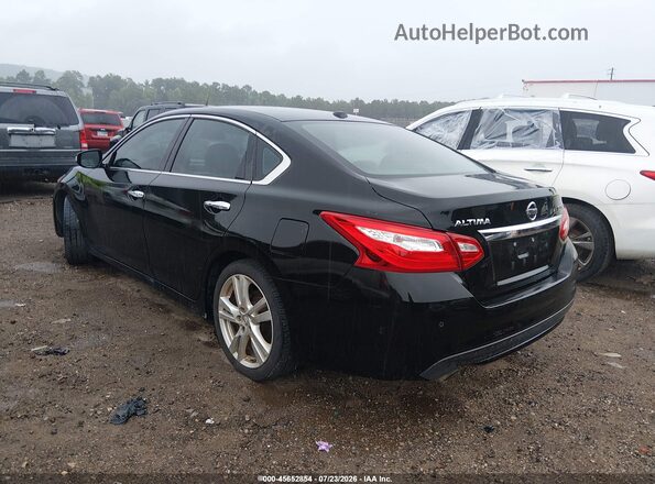1N4BL3APXHC137685 2017 NISSAN ALTIMA Black Trasero izquierdo