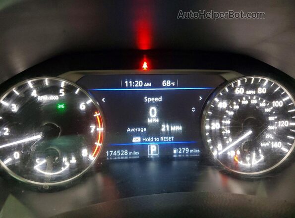 1N4BL4BV0KC128956 2019 NISSAN ALTIMA Silver ხელსაწყოთა პანელის ხედი
