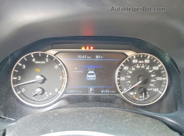 1N4BL4BV0KC140671 2019 NISSAN ALTIMA Black Vista del cuadro de instrumentos