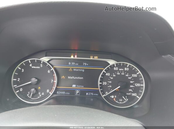 1N4BL4BV0KC148138 2019 NISSAN ALTIMA Black Вид задніх сидінь