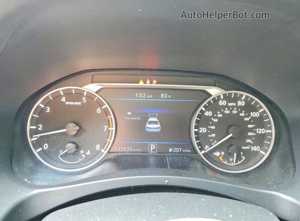 1N4BL4BV0KC251043 2019 NISSAN ALTIMA Gray Вид щитка приладів