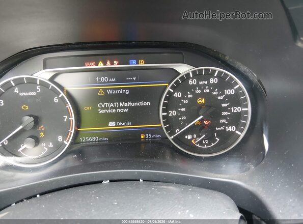 1N4BL4BV0LC168942 2020 NISSAN ALTIMA Black Հետևի նստատեղերի տեսք