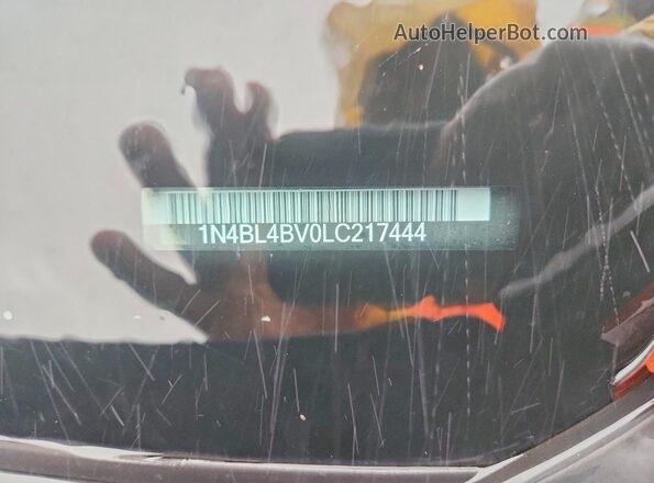 1N4BL4BV0LC217444 2020 NISSAN ALTIMA Gray ძრავის განყოფილების ხედი
