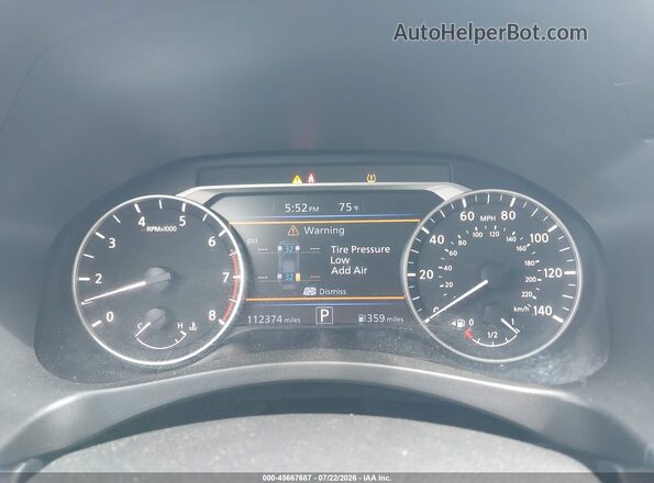 1N4BL4BV0LC253795 2020 NISSAN ALTIMA Black Widok tylnych siedzeń