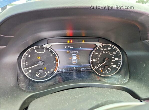 1N4BL4BV0LC273870 2020 NISSAN ALTIMA Blue Вид щитка приладів