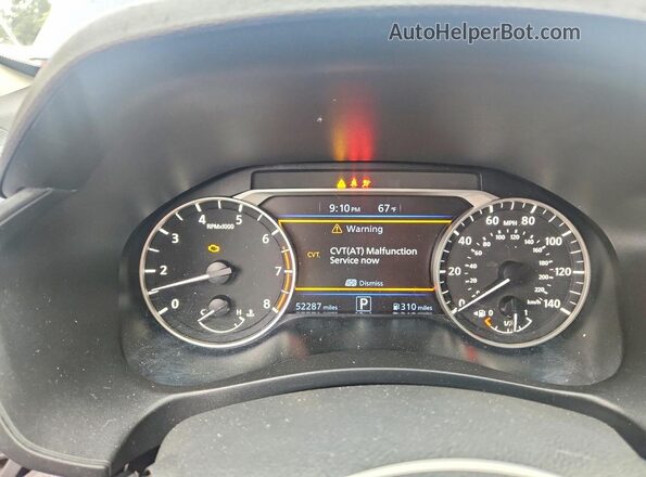 1N4BL4BV0LC274016 2020 NISSAN ALTIMA Blue Սարքավորումների վահանակի տեսք