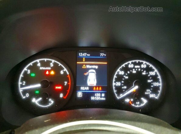 1N4BL4BV0PN399270 2023 NISSAN ALTIMA White ხელსაწყოთა პანელის ხედი