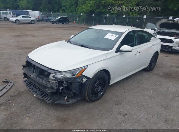 1N4BL4BV1KC217807 2019 NISSAN ALTIMA White Առջևի ձախ երեք քառորդ տեսարան