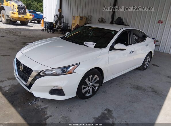 1N4BL4BV1KC259216 2019 NISSAN ALTIMA White Առջևի ձախ երեք քառորդ տեսարան