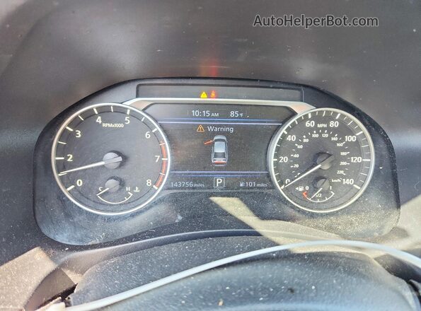 1N4BL4BV1LC239632 2020 NISSAN ALTIMA Черный Вид щитка приборов