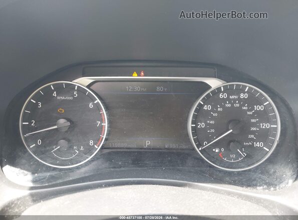 1N4BL4BV1LC264420 2020 NISSAN ALTIMA White Vista de los asientos traseros