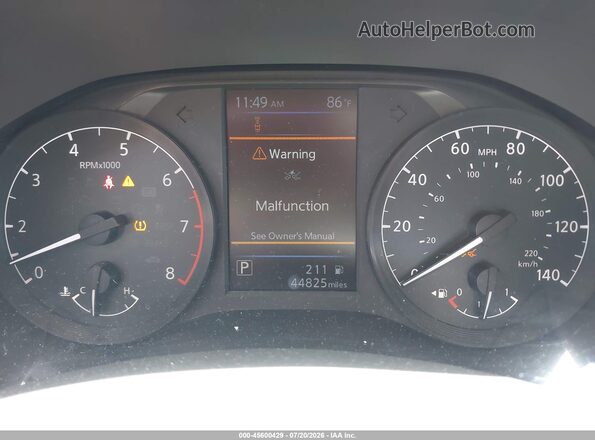 1N4BL4BV1SN322836 2025 NISSAN ALTIMA Gray Widok tylnych siedzeń