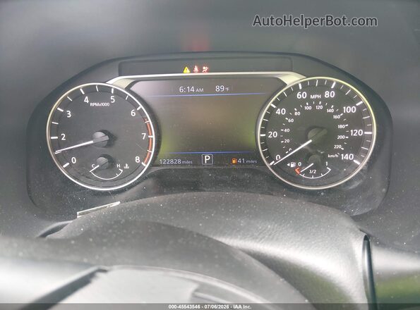 1N4BL4BV2KC141689 2019 NISSAN ALTIMA Black უკანა სავარძლების ხედი