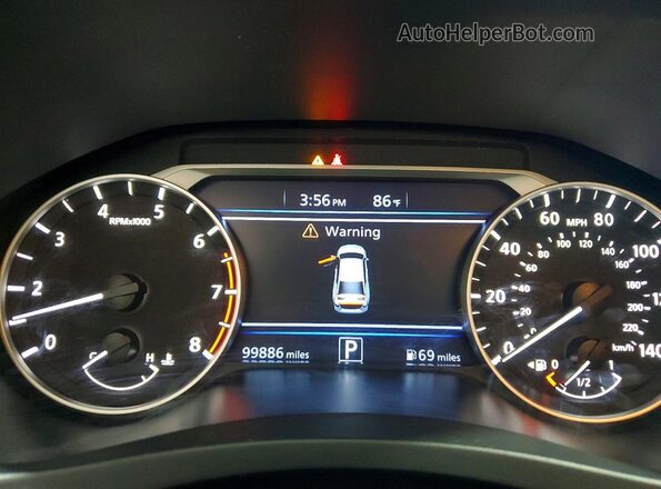 1N4BL4BV2KC178936 2019 NISSAN ALTIMA Белый Вид щитка приборов