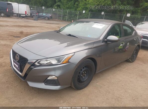 1N4BL4BV2KC252954 2019 NISSAN ALTIMA Gray Առջևի ձախ երեք քառորդ տեսարան