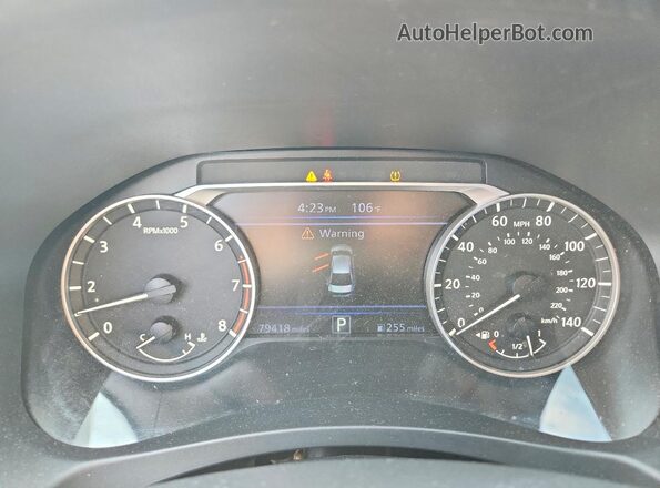 1N4BL4BV2LC114087 2020 NISSAN ALTIMA Gray Սարքավորումների վահանակի տեսք