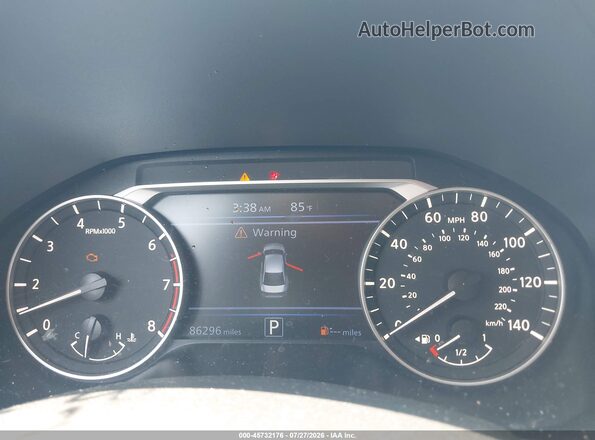 1N4BL4BV2LC212763 2020 NISSAN ALTIMA Black უკანა სავარძლების ხედი
