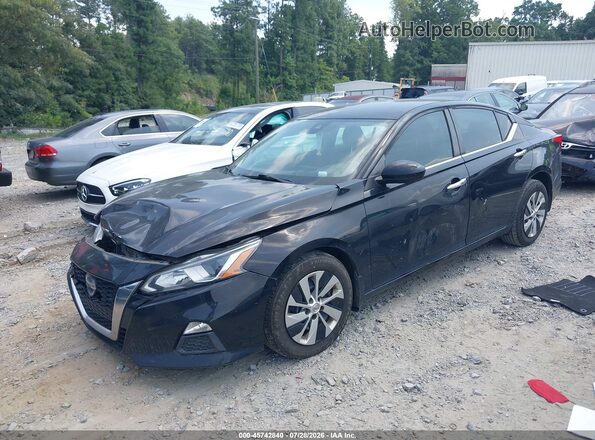 1N4BL4BV2MN398729 2021 NISSAN ALTIMA Black Առջևի ձախ երեք քառորդ տեսարան