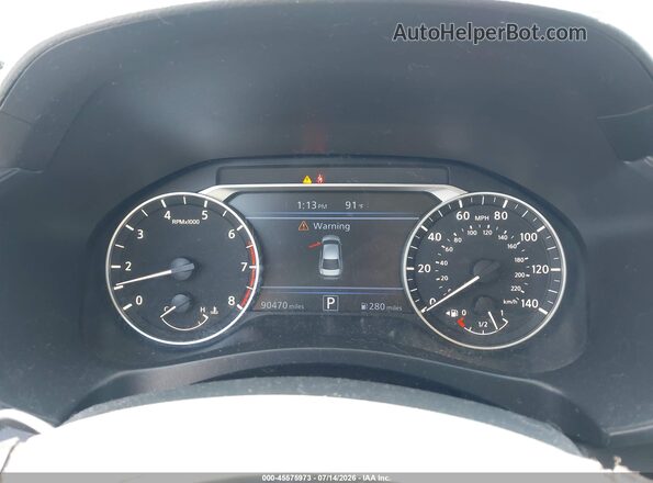 1N4BL4BV3KC212432 2019 NISSAN ALTIMA Blue Widok tylnych siedzeń