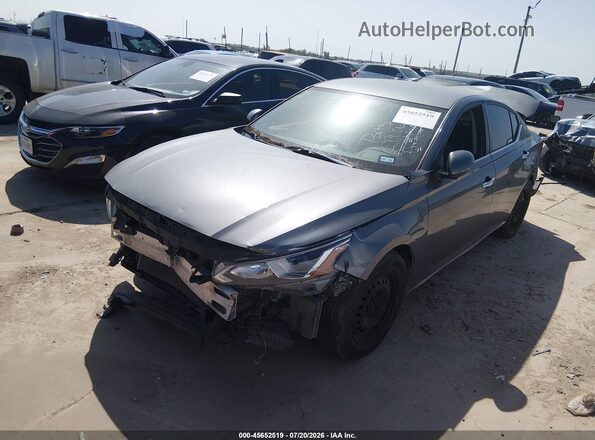 1N4BL4BV3KC257872 2019 NISSAN ALTIMA Gray Առջևի ձախ երեք քառորդ տեսարան