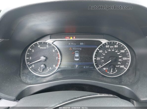 1N4BL4BV3KN302748 2019 NISSAN ALTIMA White უკანა სავარძლების ხედი