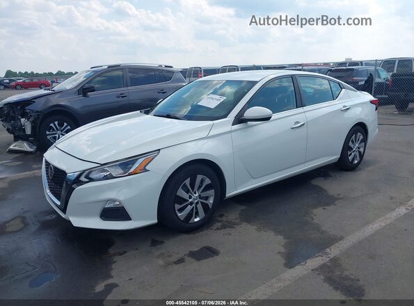 1N4BL4BV3KN302748 2019 NISSAN ALTIMA White წინა მარცხენა ხედი სამი მეოთხედიდან