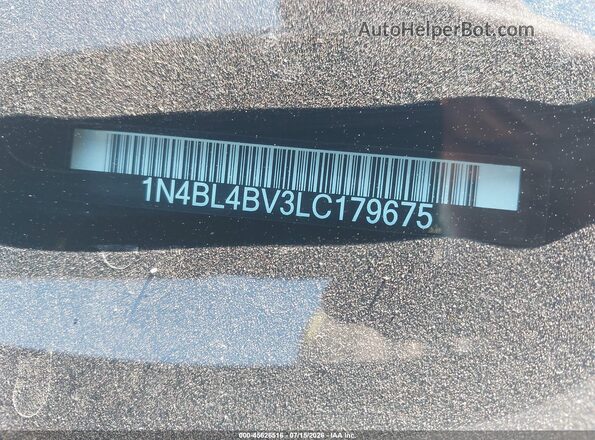 1N4BL4BV3LC179675 2020 NISSAN ALTIMA Black 