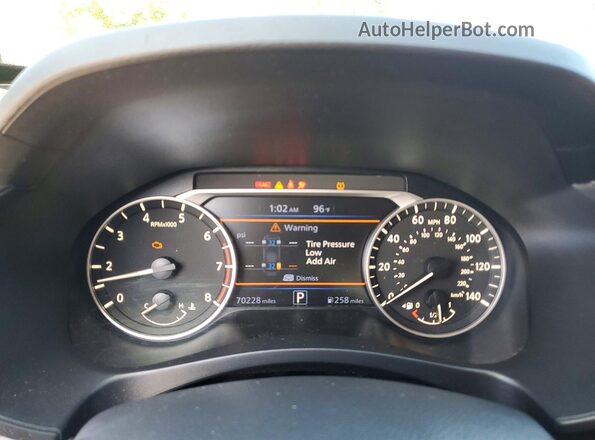 1N4BL4BV3LC217485 2020 NISSAN ALTIMA Gray Вид щитка приладів