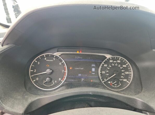 1N4BL4BV3LN302184 2020 NISSAN ALTIMA Black Widok zestawu wskaźników