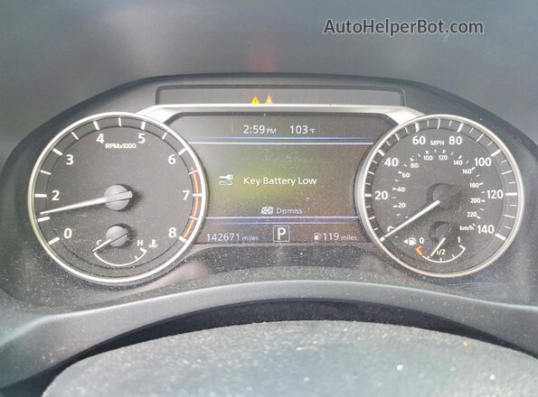 1N4BL4BV4LC160309 2020 NISSAN ALTIMA Gray Vista del cuadro de instrumentos