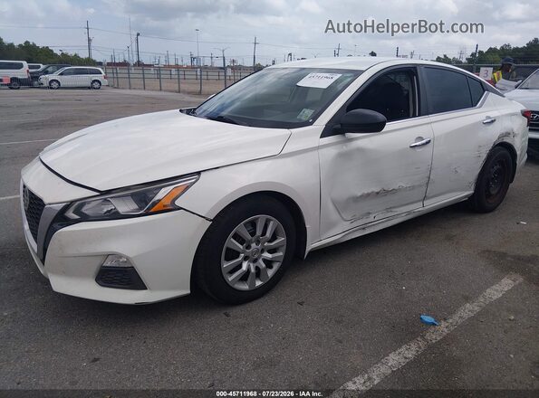 1N4BL4BV4LC176980 2020 NISSAN ALTIMA White Առջևի ձախ երեք քառորդ տեսարան