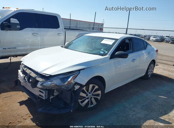 1N4BL4BV5KC116625 2019 NISSAN ALTIMA White წინა მარცხენა ხედი სამი მეოთხედიდან